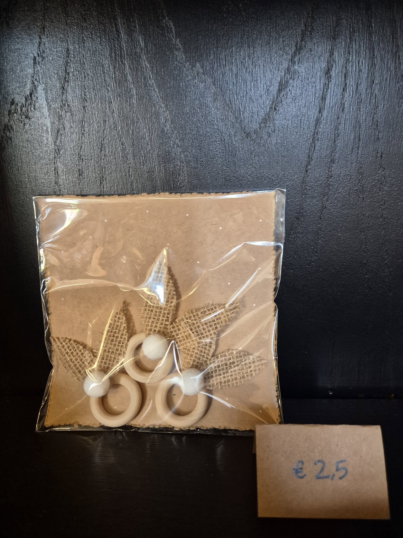 Set van 3 servetringen