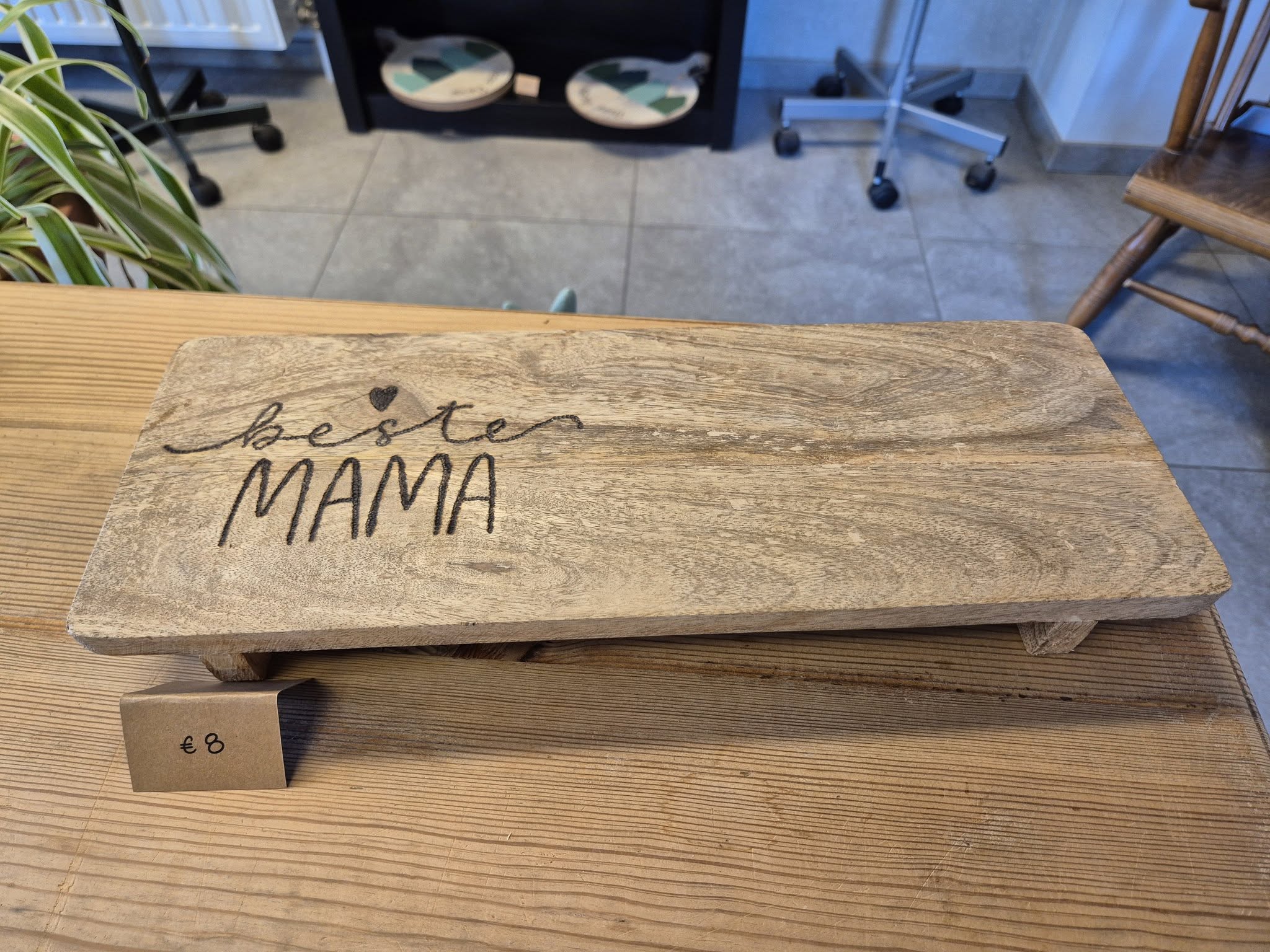 Houten serveerplank - Beste mama